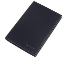 Кожаная обложка для паспорта Toyota Leather Passport Cover, Black